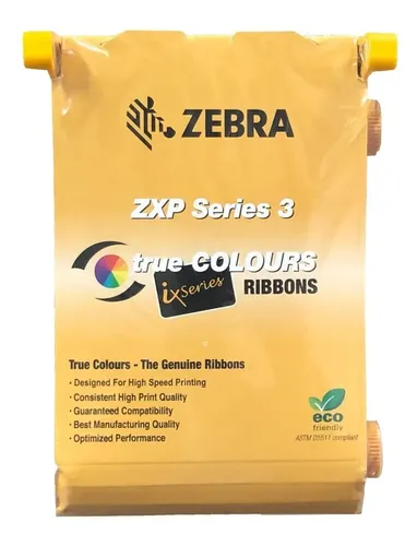 Dispositivo ZEBRA RIBBON YMCKO 200 IMG, FOR ZXP3
