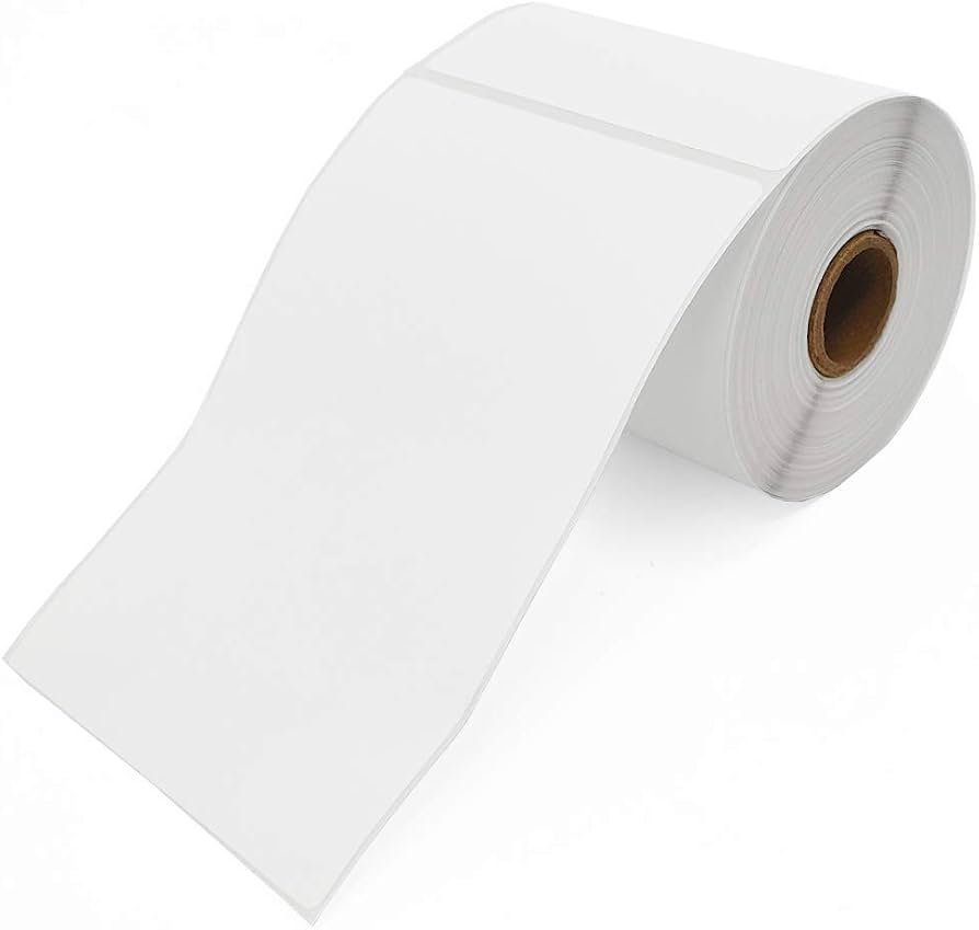 Dispositivo Etiqueta termica blanca de 8cm x 13cm gap 4mm, 400et/Rollo