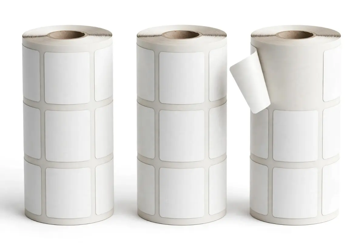Dispositivo ETIQUETA TERMOTRANSFERENCIA 3x3cm, ROLLO 13500 ET 3F PREPICADA