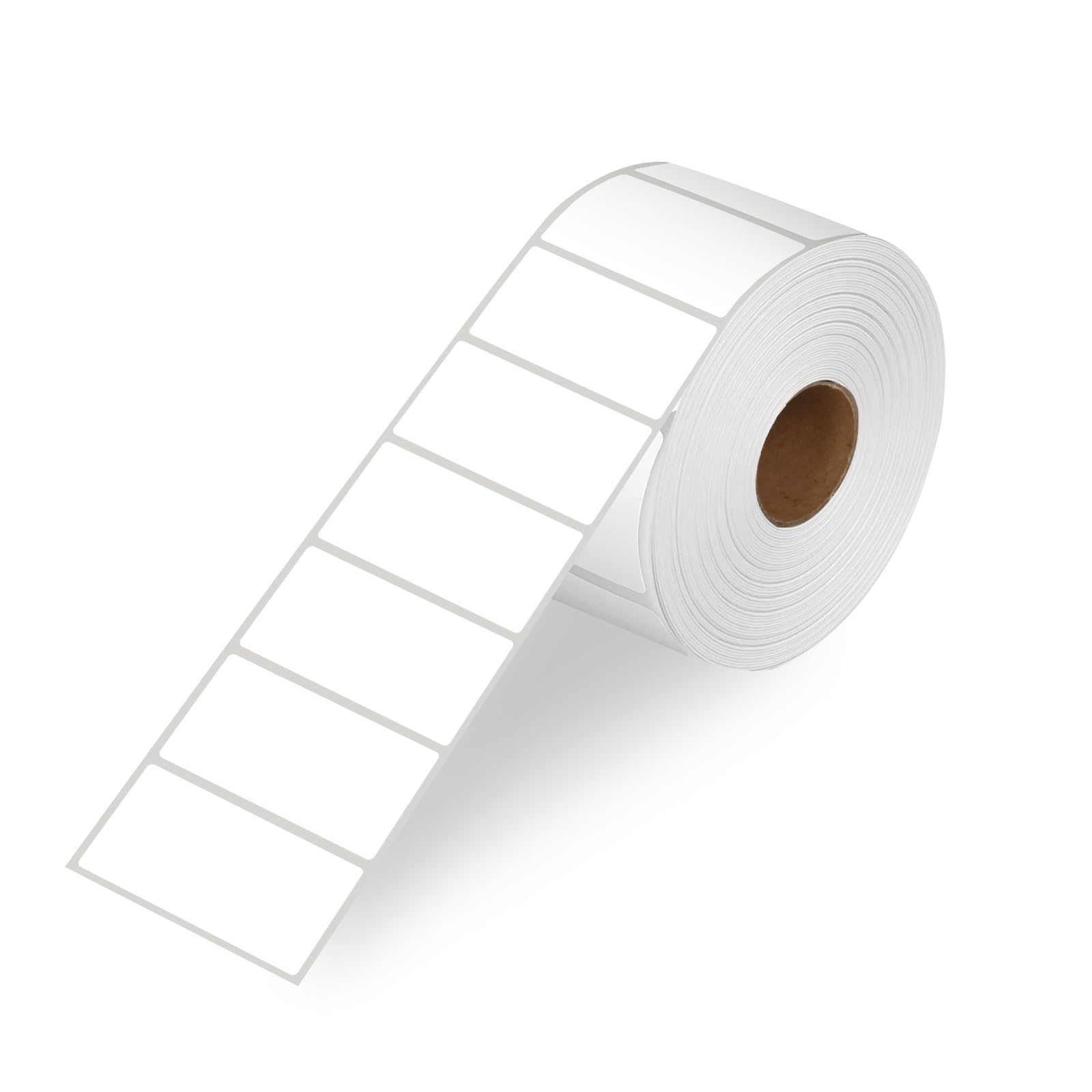 Dispositivo ETIQUETA TERMOTRANFER BLANCA 2x1cm,  LINEA DE LECTURA, CORTE A 0.5cm 20.000et/Roll