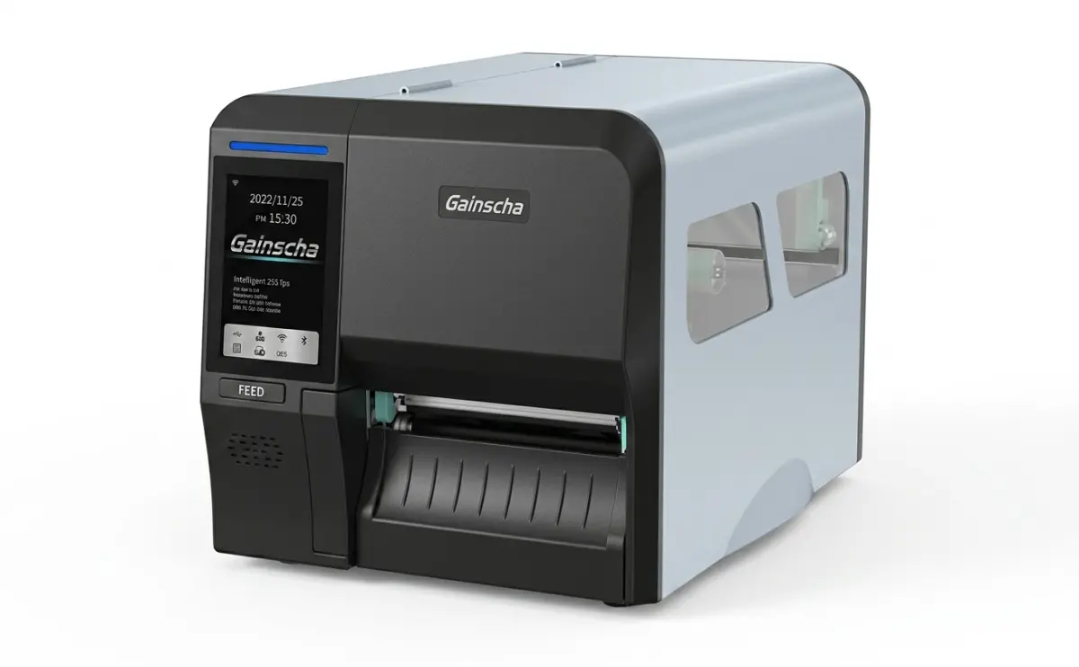 Dispositivo Impresora industrial de 4 pulgadas, transferencia térmica y cortador automatico