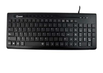 Dispositivo TECLADO QUASAD MUTIMEDIA WIRED 1.5MTS NEGRO