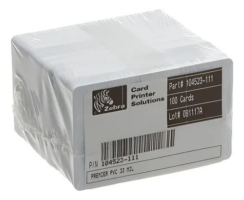 Equipo industrial TARJETA BLANCA PVC CR 80/30